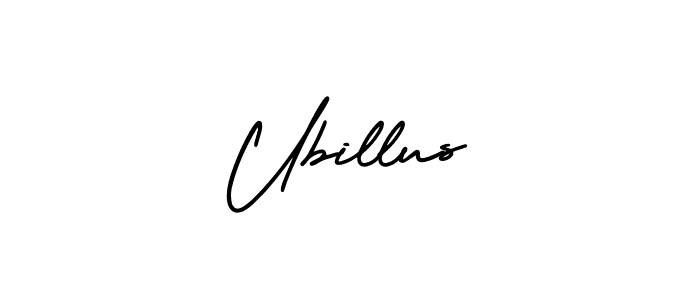 Also we have Ubillus name is the best signature style. Create professional handwritten signature collection using AmerikaSignatureDemo-Regular autograph style. Ubillus signature style 3 images and pictures png