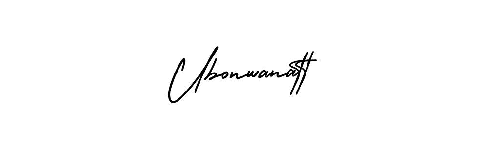 AmerikaSignatureDemo-Regular is a professional signature style that is perfect for those who want to add a touch of class to their signature. It is also a great choice for those who want to make their signature more unique. Get Ubonwanatt name to fancy signature for free. Ubonwanatt signature style 3 images and pictures png