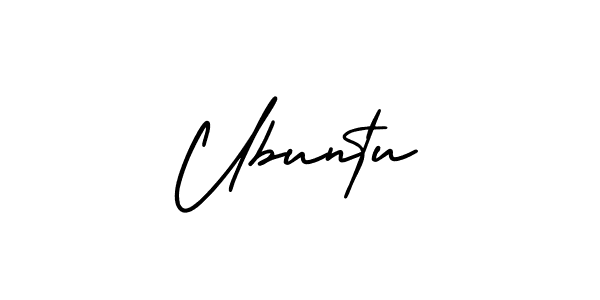 Use a signature maker to create a handwritten signature online. With this signature software, you can design (AmerikaSignatureDemo-Regular) your own signature for name Ubuntu. Ubuntu signature style 3 images and pictures png