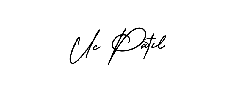 Make a beautiful signature design for name Uc Patil. Use this online signature maker to create a handwritten signature for free. Uc Patil signature style 3 images and pictures png