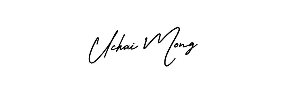 Best and Professional Signature Style for Uchai Mong. AmerikaSignatureDemo-Regular Best Signature Style Collection. Uchai Mong signature style 3 images and pictures png