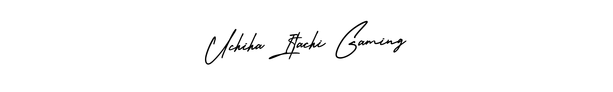 Use a signature maker to create a handwritten signature online. With this signature software, you can design (AmerikaSignatureDemo-Regular) your own signature for name Uchiha Itachi Gaming. Uchiha Itachi Gaming signature style 3 images and pictures png