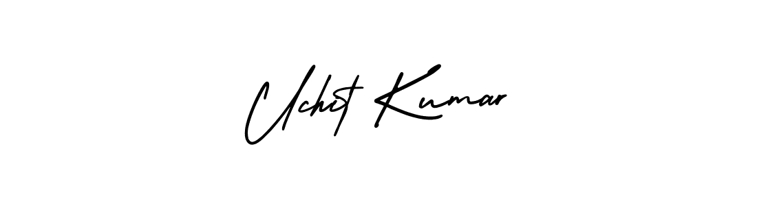 Make a beautiful signature design for name Uchit Kumar. Use this online signature maker to create a handwritten signature for free. Uchit Kumar signature style 3 images and pictures png