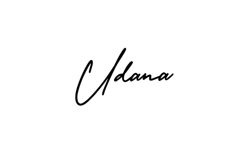 It looks lik you need a new signature style for name Udana. Design unique handwritten (AmerikaSignatureDemo-Regular) signature with our free signature maker in just a few clicks. Udana signature style 3 images and pictures png