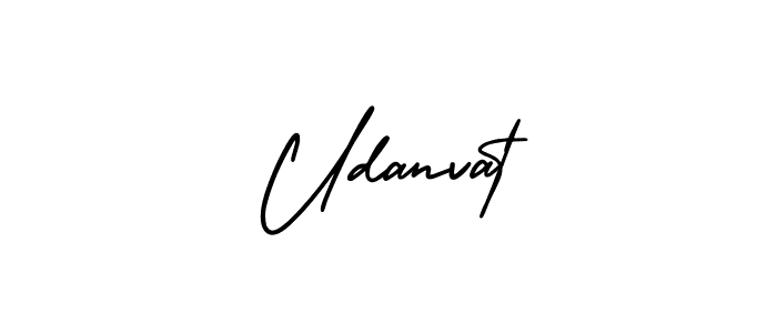 It looks lik you need a new signature style for name Udanvat. Design unique handwritten (AmerikaSignatureDemo-Regular) signature with our free signature maker in just a few clicks. Udanvat signature style 3 images and pictures png