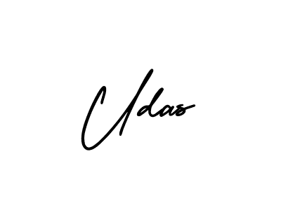 Design your own signature with our free online signature maker. With this signature software, you can create a handwritten (AmerikaSignatureDemo-Regular) signature for name Udas. Udas signature style 3 images and pictures png