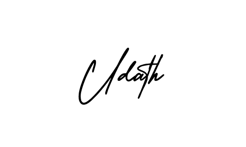 Make a beautiful signature design for name Udath. Use this online signature maker to create a handwritten signature for free. Udath signature style 3 images and pictures png