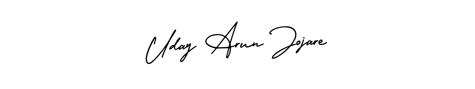 AmerikaSignatureDemo-Regular is a professional signature style that is perfect for those who want to add a touch of class to their signature. It is also a great choice for those who want to make their signature more unique. Get Uday Arun Jojare name to fancy signature for free. Uday Arun Jojare signature style 3 images and pictures png