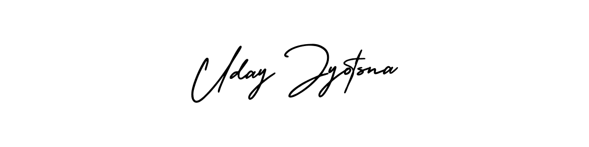 It looks lik you need a new signature style for name Uday Jyotsna. Design unique handwritten (AmerikaSignatureDemo-Regular) signature with our free signature maker in just a few clicks. Uday Jyotsna signature style 3 images and pictures png