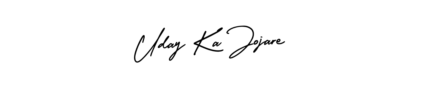 This is the best signature style for the Uday Ka Jojare name. Also you like these signature font (AmerikaSignatureDemo-Regular). Mix name signature. Uday Ka Jojare signature style 3 images and pictures png