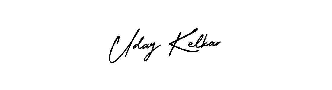 Make a beautiful signature design for name Uday Kelkar. Use this online signature maker to create a handwritten signature for free. Uday Kelkar signature style 3 images and pictures png