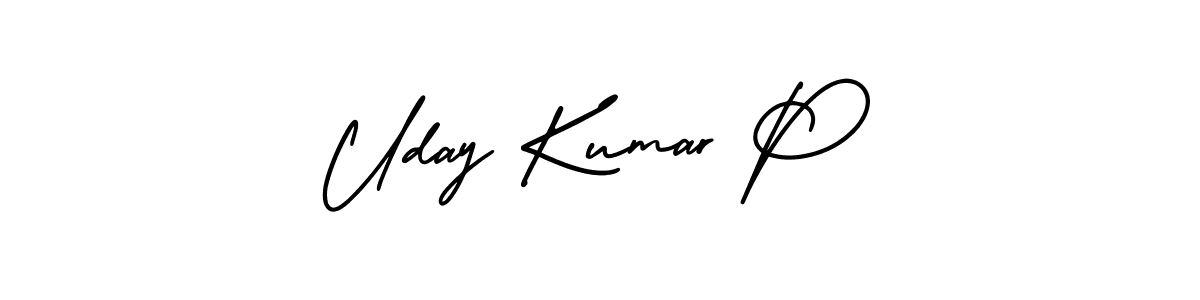 Make a beautiful signature design for name Uday Kumar P. Use this online signature maker to create a handwritten signature for free. Uday Kumar P signature style 3 images and pictures png