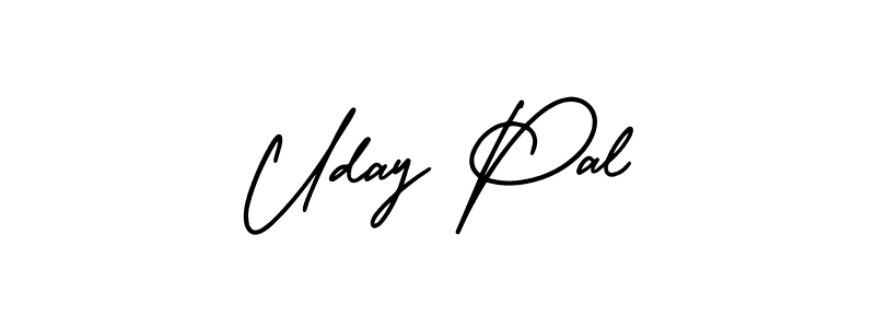 Design your own signature with our free online signature maker. With this signature software, you can create a handwritten (AmerikaSignatureDemo-Regular) signature for name Uday Pal. Uday Pal signature style 3 images and pictures png