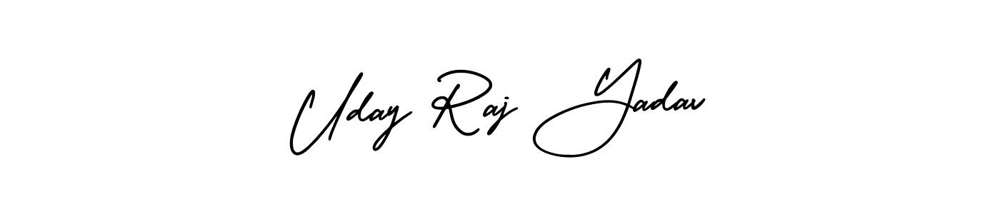 How to Draw Uday Raj Yadav signature style? AmerikaSignatureDemo-Regular is a latest design signature styles for name Uday Raj Yadav. Uday Raj Yadav signature style 3 images and pictures png