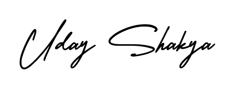 How to make Uday Shakya signature? AmerikaSignatureDemo-Regular is a professional autograph style. Create handwritten signature for Uday Shakya name. Uday Shakya signature style 3 images and pictures png