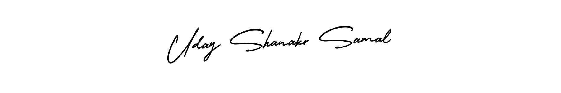 How to make Uday Shanakr Samal signature? AmerikaSignatureDemo-Regular is a professional autograph style. Create handwritten signature for Uday Shanakr Samal name. Uday Shanakr Samal signature style 3 images and pictures png