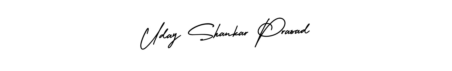 Create a beautiful signature design for name Uday Shankar Prasad. With this signature (AmerikaSignatureDemo-Regular) fonts, you can make a handwritten signature for free. Uday Shankar Prasad signature style 3 images and pictures png