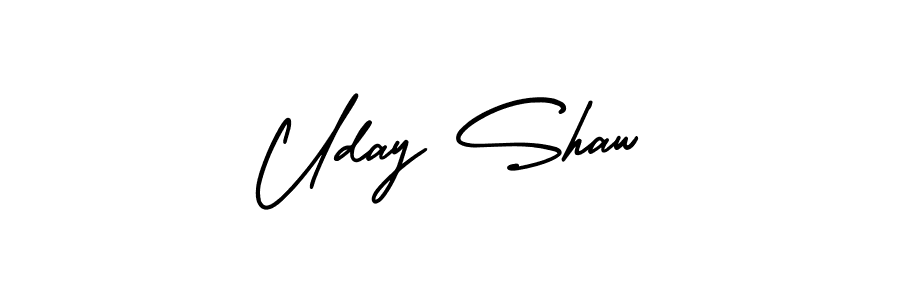 Use a signature maker to create a handwritten signature online. With this signature software, you can design (AmerikaSignatureDemo-Regular) your own signature for name Uday Shaw. Uday Shaw signature style 3 images and pictures png