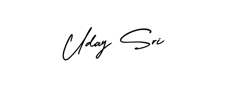 AmerikaSignatureDemo-Regular is a professional signature style that is perfect for those who want to add a touch of class to their signature. It is also a great choice for those who want to make their signature more unique. Get Uday Sri name to fancy signature for free. Uday Sri signature style 3 images and pictures png