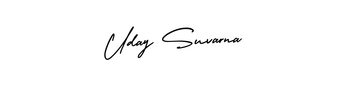AmerikaSignatureDemo-Regular is a professional signature style that is perfect for those who want to add a touch of class to their signature. It is also a great choice for those who want to make their signature more unique. Get Uday Suvarna name to fancy signature for free. Uday Suvarna signature style 3 images and pictures png