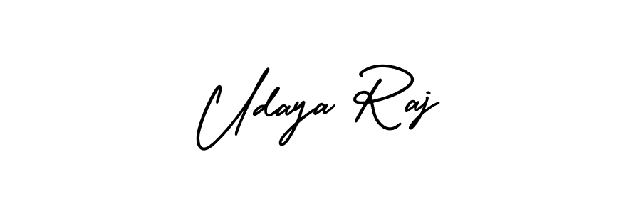 How to make Udaya Raj signature? AmerikaSignatureDemo-Regular is a professional autograph style. Create handwritten signature for Udaya Raj name. Udaya Raj signature style 3 images and pictures png