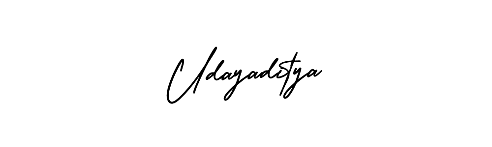 Also we have Udayaditya name is the best signature style. Create professional handwritten signature collection using AmerikaSignatureDemo-Regular autograph style. Udayaditya signature style 3 images and pictures png