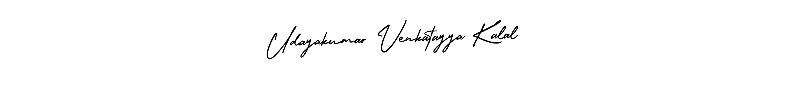 Also You can easily find your signature by using the search form. We will create Udayakumar Venkatayya Kalal name handwritten signature images for you free of cost using AmerikaSignatureDemo-Regular sign style. Udayakumar Venkatayya Kalal signature style 3 images and pictures png