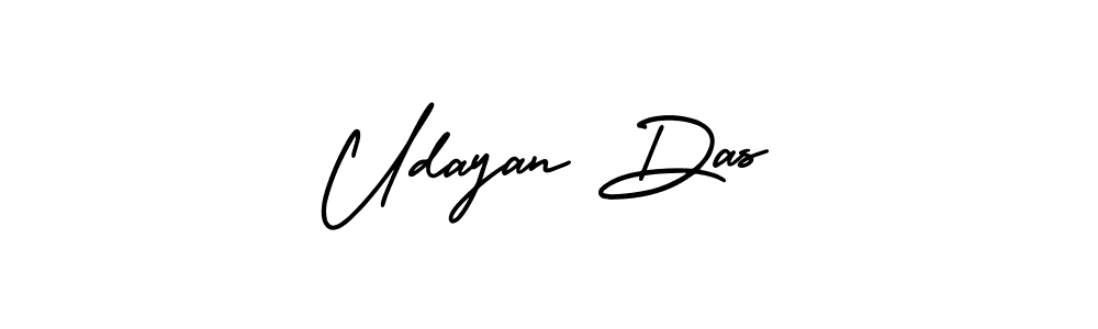 Udayan Das stylish signature style. Best Handwritten Sign (AmerikaSignatureDemo-Regular) for my name. Handwritten Signature Collection Ideas for my name Udayan Das. Udayan Das signature style 3 images and pictures png