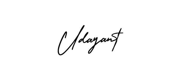 Make a beautiful signature design for name Udayant. Use this online signature maker to create a handwritten signature for free. Udayant signature style 3 images and pictures png