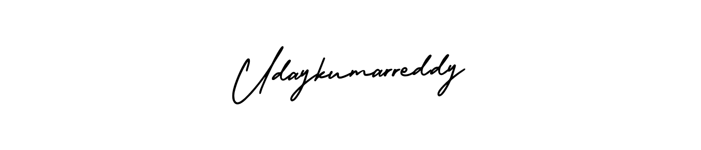 Use a signature maker to create a handwritten signature online. With this signature software, you can design (AmerikaSignatureDemo-Regular) your own signature for name Udaykumarreddy. Udaykumarreddy signature style 3 images and pictures png