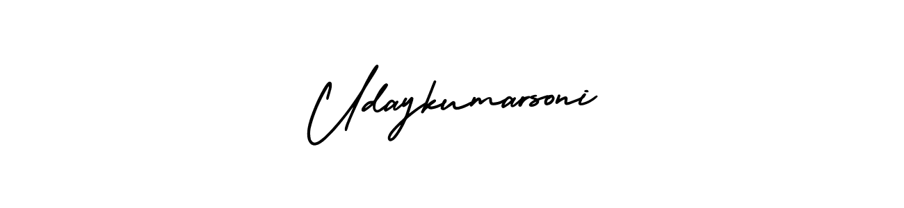 How to Draw Udaykumarsoni signature style? AmerikaSignatureDemo-Regular is a latest design signature styles for name Udaykumarsoni. Udaykumarsoni signature style 3 images and pictures png