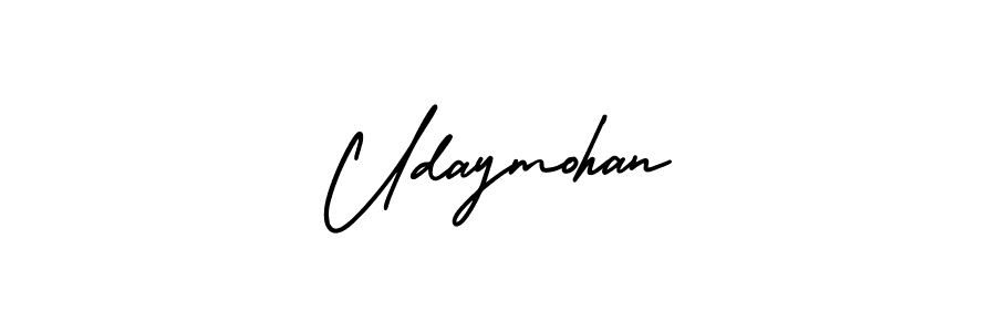 Also You can easily find your signature by using the search form. We will create Udaymohan name handwritten signature images for you free of cost using AmerikaSignatureDemo-Regular sign style. Udaymohan signature style 3 images and pictures png