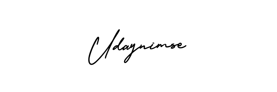 How to Draw Udaynimse signature style? AmerikaSignatureDemo-Regular is a latest design signature styles for name Udaynimse. Udaynimse signature style 3 images and pictures png