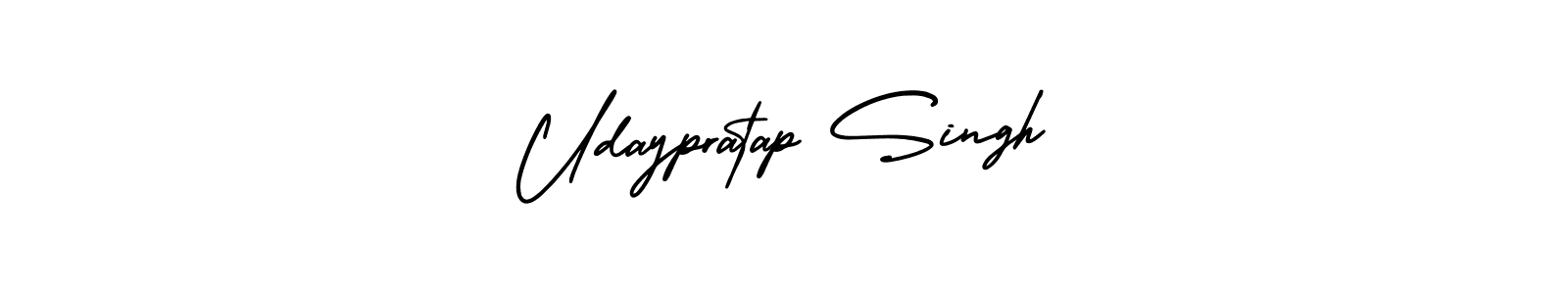 Use a signature maker to create a handwritten signature online. With this signature software, you can design (AmerikaSignatureDemo-Regular) your own signature for name Udaypratap Singh. Udaypratap Singh signature style 3 images and pictures png