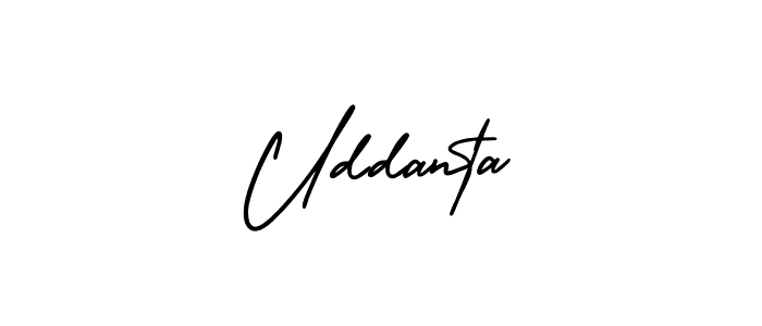 if you are searching for the best signature style for your name Uddanta. so please give up your signature search. here we have designed multiple signature styles  using AmerikaSignatureDemo-Regular. Uddanta signature style 3 images and pictures png