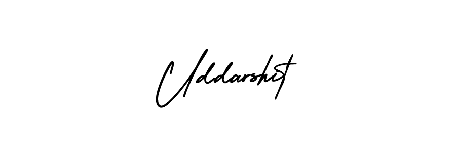 Also You can easily find your signature by using the search form. We will create Uddarshit name handwritten signature images for you free of cost using AmerikaSignatureDemo-Regular sign style. Uddarshit signature style 3 images and pictures png