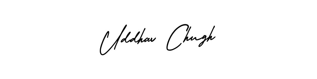 Best and Professional Signature Style for Uddhav Chugh. AmerikaSignatureDemo-Regular Best Signature Style Collection. Uddhav Chugh signature style 3 images and pictures png