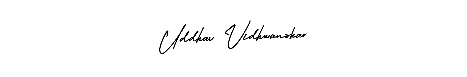 Also You can easily find your signature by using the search form. We will create Uddhav Vidhwanskar name handwritten signature images for you free of cost using AmerikaSignatureDemo-Regular sign style. Uddhav Vidhwanskar signature style 3 images and pictures png