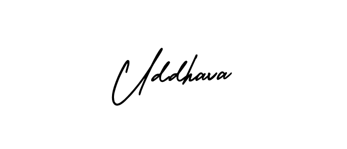 Design your own signature with our free online signature maker. With this signature software, you can create a handwritten (AmerikaSignatureDemo-Regular) signature for name Uddhava. Uddhava signature style 3 images and pictures png