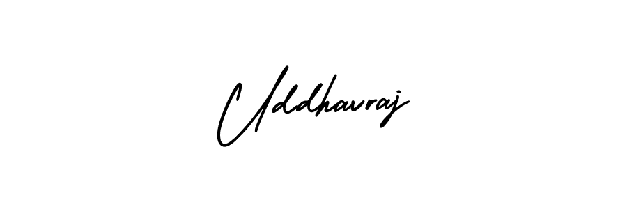 if you are searching for the best signature style for your name Uddhavraj. so please give up your signature search. here we have designed multiple signature styles  using AmerikaSignatureDemo-Regular. Uddhavraj signature style 3 images and pictures png