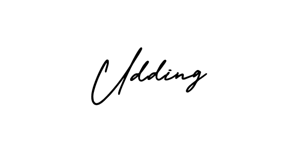 How to Draw Udding signature style? AmerikaSignatureDemo-Regular is a latest design signature styles for name Udding. Udding signature style 3 images and pictures png