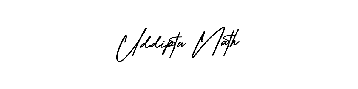 if you are searching for the best signature style for your name Uddipta Nath. so please give up your signature search. here we have designed multiple signature styles  using AmerikaSignatureDemo-Regular. Uddipta Nath signature style 3 images and pictures png