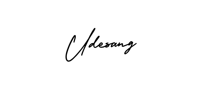 Make a beautiful signature design for name Udesang. Use this online signature maker to create a handwritten signature for free. Udesang signature style 3 images and pictures png