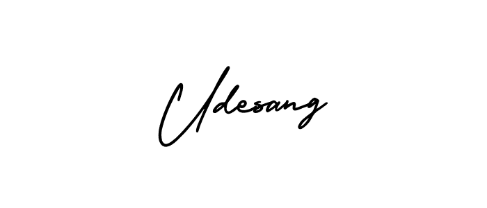 Make a beautiful signature design for name Udesang. Use this online signature maker to create a handwritten signature for free. Udesang signature style 3 images and pictures png