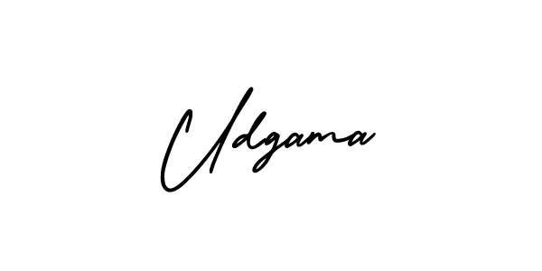 Design your own signature with our free online signature maker. With this signature software, you can create a handwritten (AmerikaSignatureDemo-Regular) signature for name Udgama. Udgama signature style 3 images and pictures png
