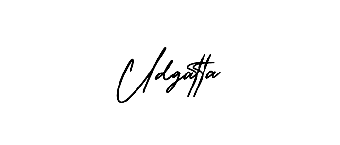 Also we have Udgatta name is the best signature style. Create professional handwritten signature collection using AmerikaSignatureDemo-Regular autograph style. Udgatta signature style 3 images and pictures png