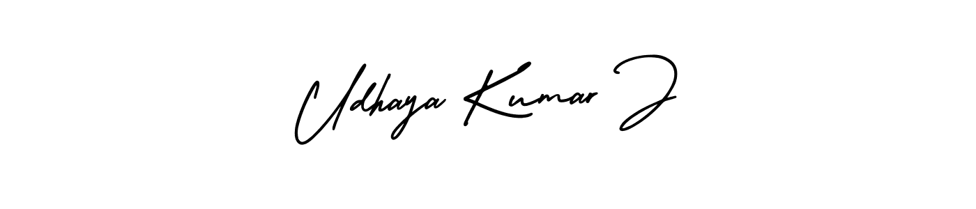 if you are searching for the best signature style for your name Udhaya Kumar J. so please give up your signature search. here we have designed multiple signature styles  using AmerikaSignatureDemo-Regular. Udhaya Kumar J signature style 3 images and pictures png