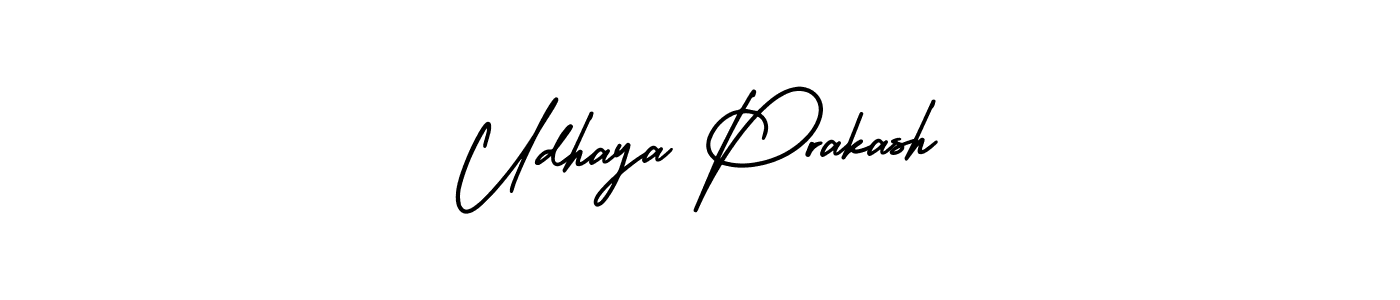 How to Draw Udhaya Prakash signature style? AmerikaSignatureDemo-Regular is a latest design signature styles for name Udhaya Prakash. Udhaya Prakash signature style 3 images and pictures png