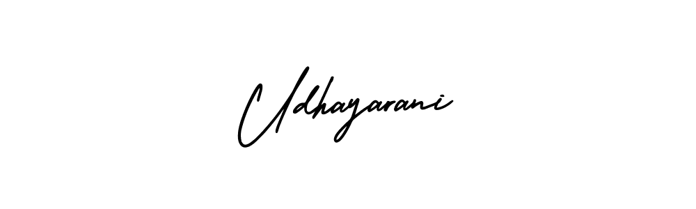 How to make Udhayarani signature? AmerikaSignatureDemo-Regular is a professional autograph style. Create handwritten signature for Udhayarani name. Udhayarani signature style 3 images and pictures png