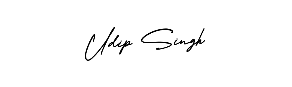 It looks lik you need a new signature style for name Udip Singh. Design unique handwritten (AmerikaSignatureDemo-Regular) signature with our free signature maker in just a few clicks. Udip Singh signature style 3 images and pictures png